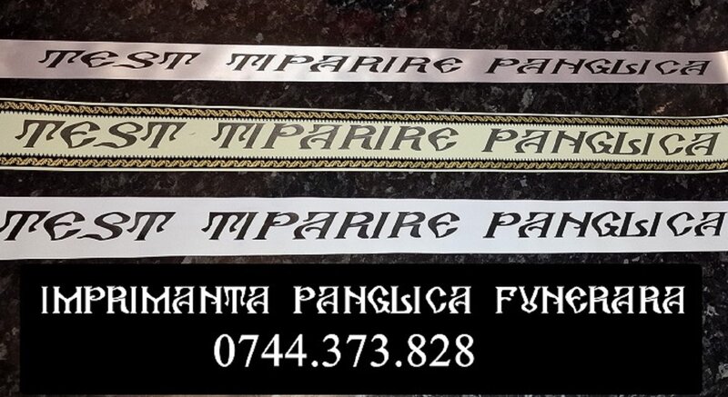 Imprimanta panglici funerare profesionala – ideal firme pompe funebre